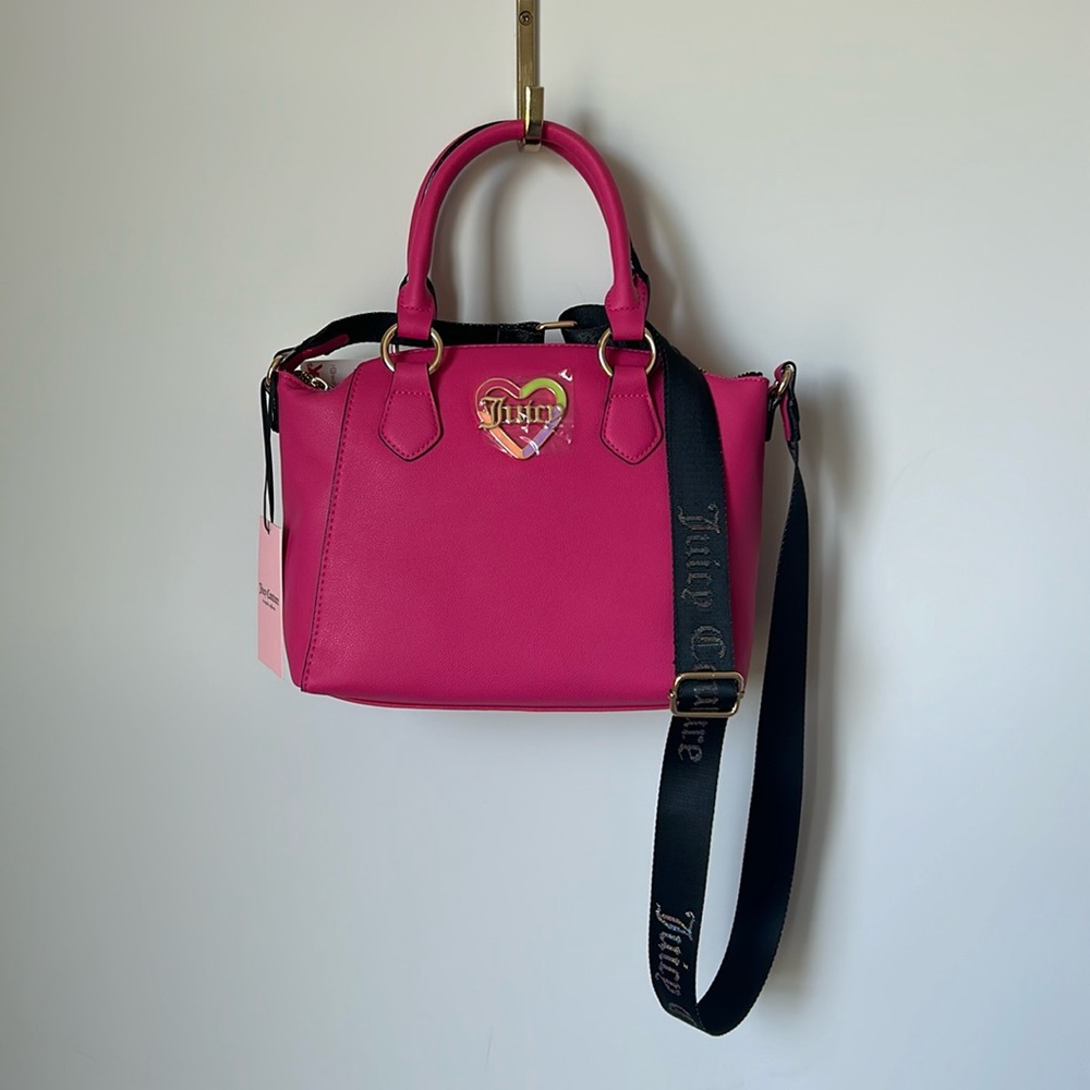 Viral Juicy Couture Pink Love Mode Satchel